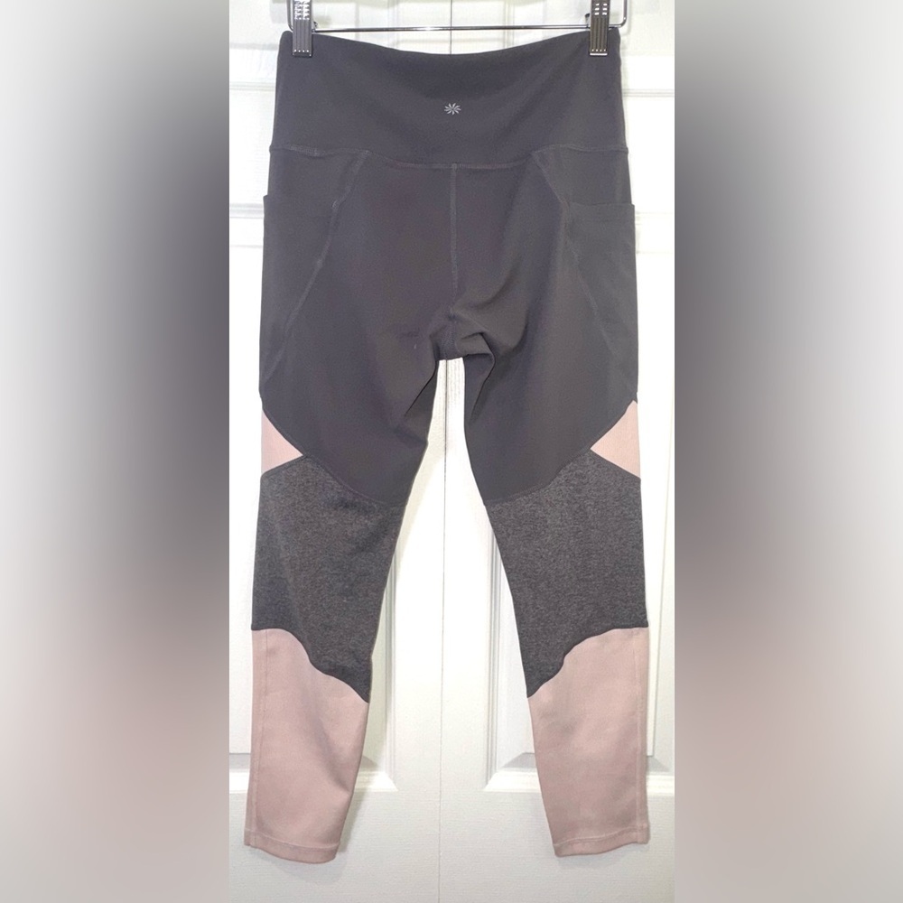 Athleta Modblock Salutation Leggings size Small. EUC - Picture 3 of 12